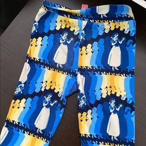 LuLaRoe girls Disney Snow White leggings L/XL